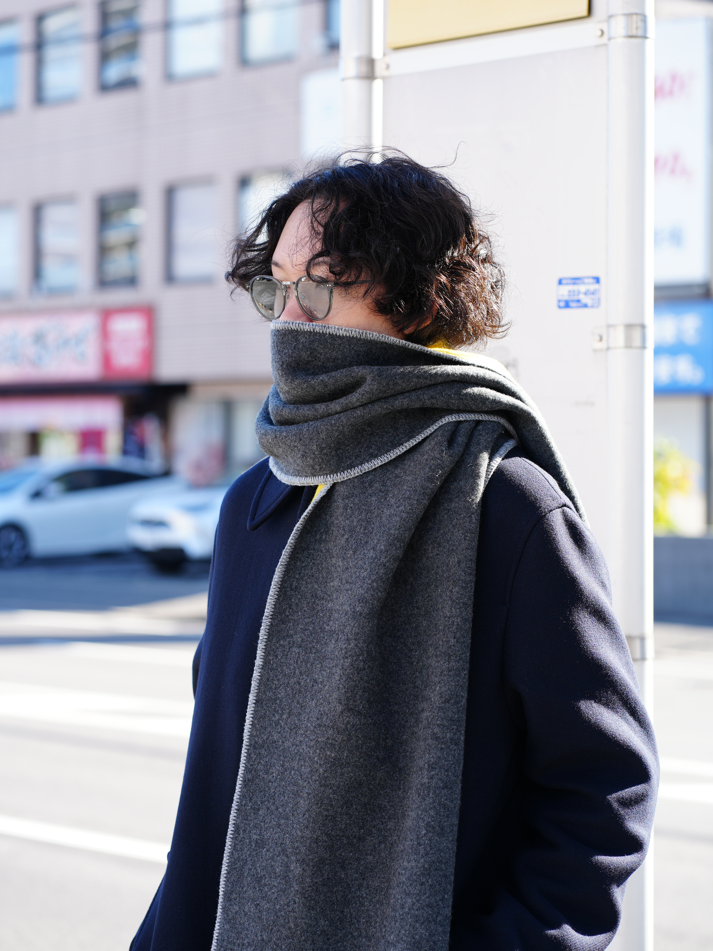 ANCELLM / exclusive】WOOL BLANKET SCARF