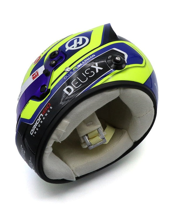 オリバー・ベアマン 2025年 ハース ヘルメット by BELL 1/2スケール