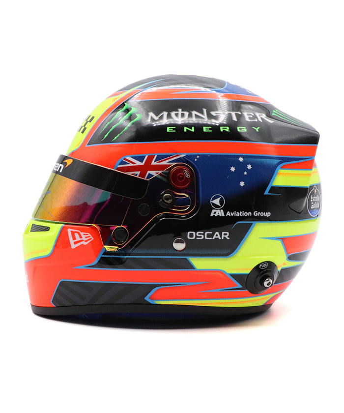 オスカー・ピアストリ 直筆サイン入り 2025年 マクラーレン ヘルメット