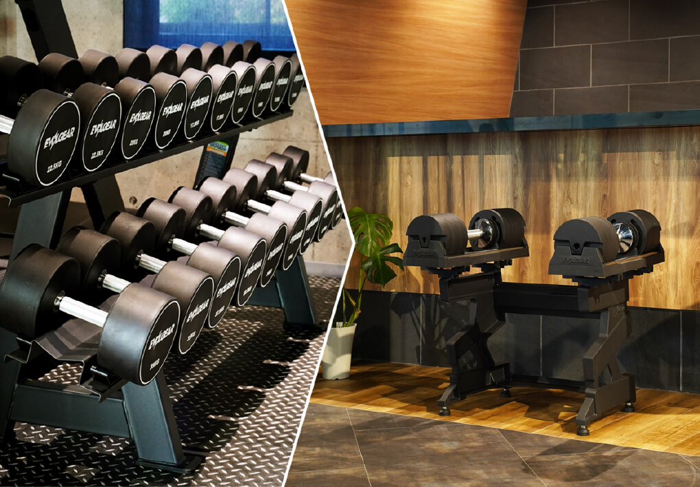 EVOLGEAR アジャスタブルダンベルラック EVA-DR101