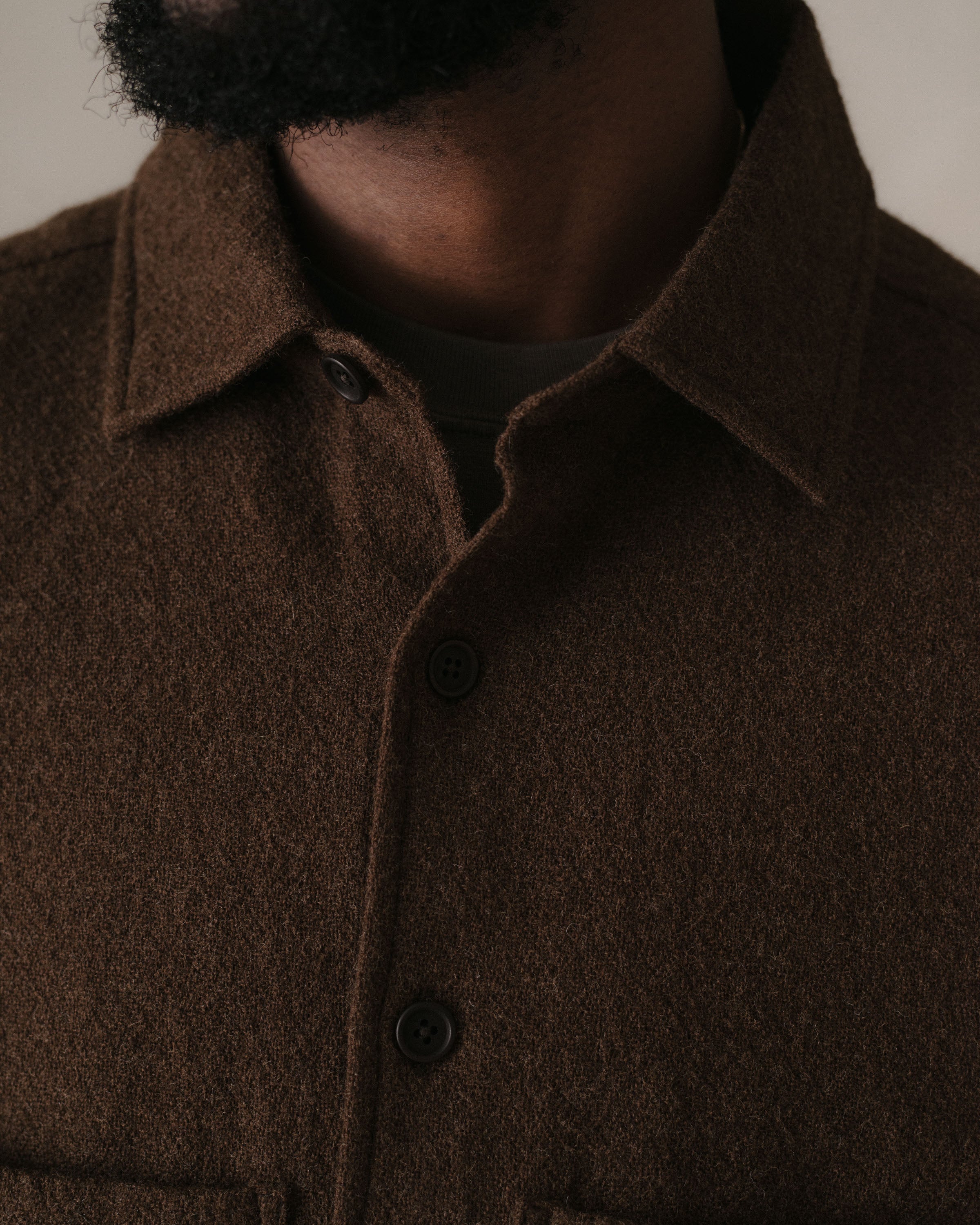 Two Pocket Shirt - Lightweight Wool Gauze, Rust – evan kinori