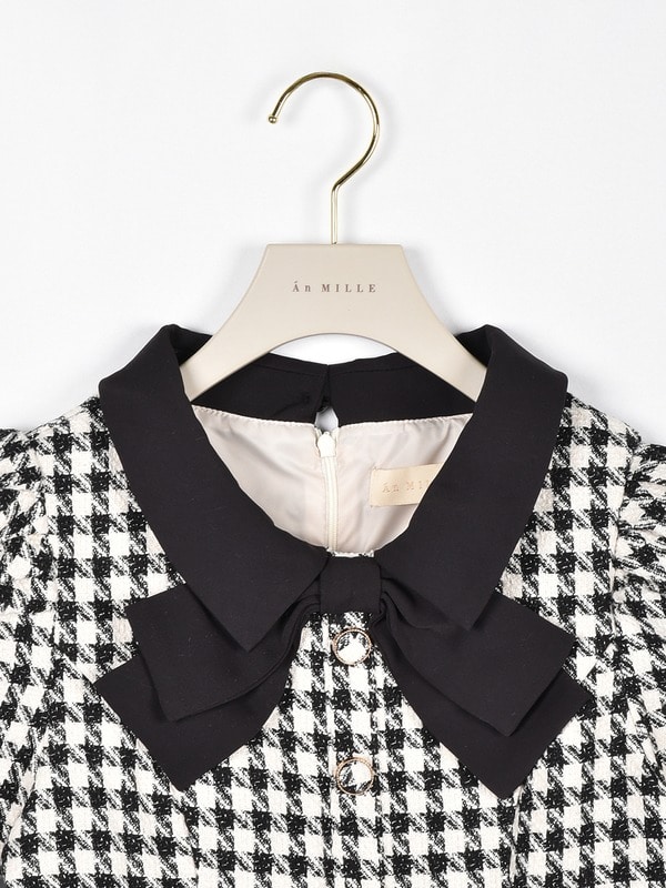 リボンツイードミニワンピース｜evelyn（エブリン）公式通販サイト