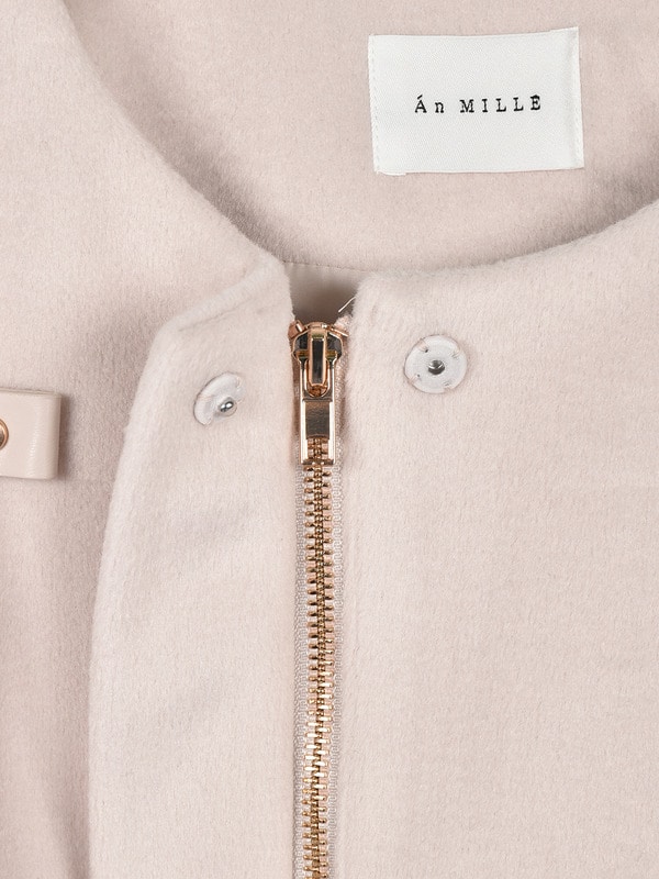 リボンフレアノーカラーコート｜evelyn（エブリン）公式通販サイト