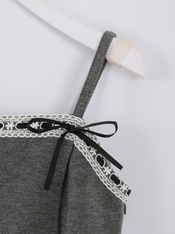 レース付きティアードミニワンピース｜evelyn（エブリン）公式通販サイト