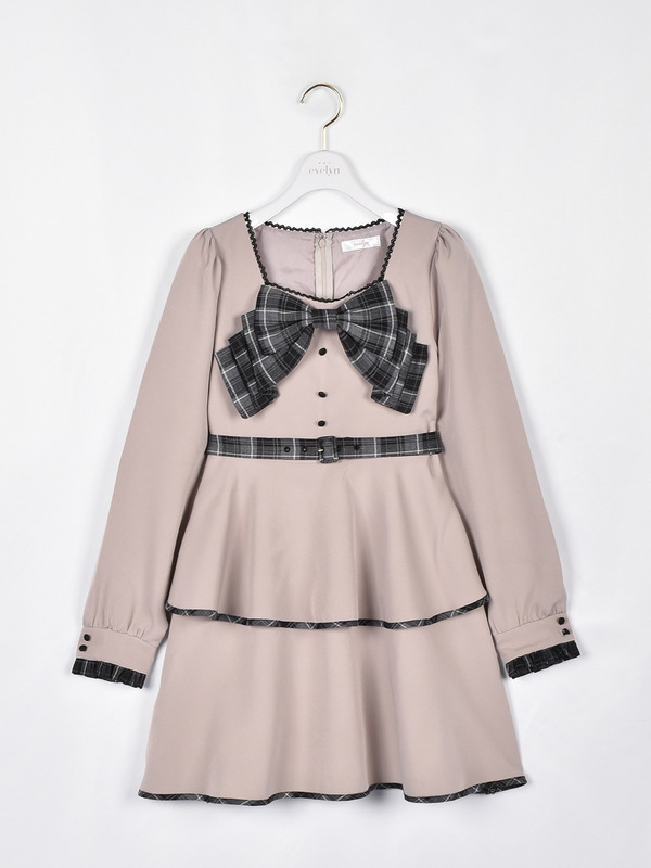 ビッグリボンティアードワンピース｜evelyn（エブリン）公式通販サイト