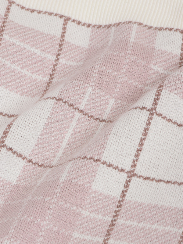 バストリボンチェックニットワンピース｜evelyn（エブリン）公式通販サイト