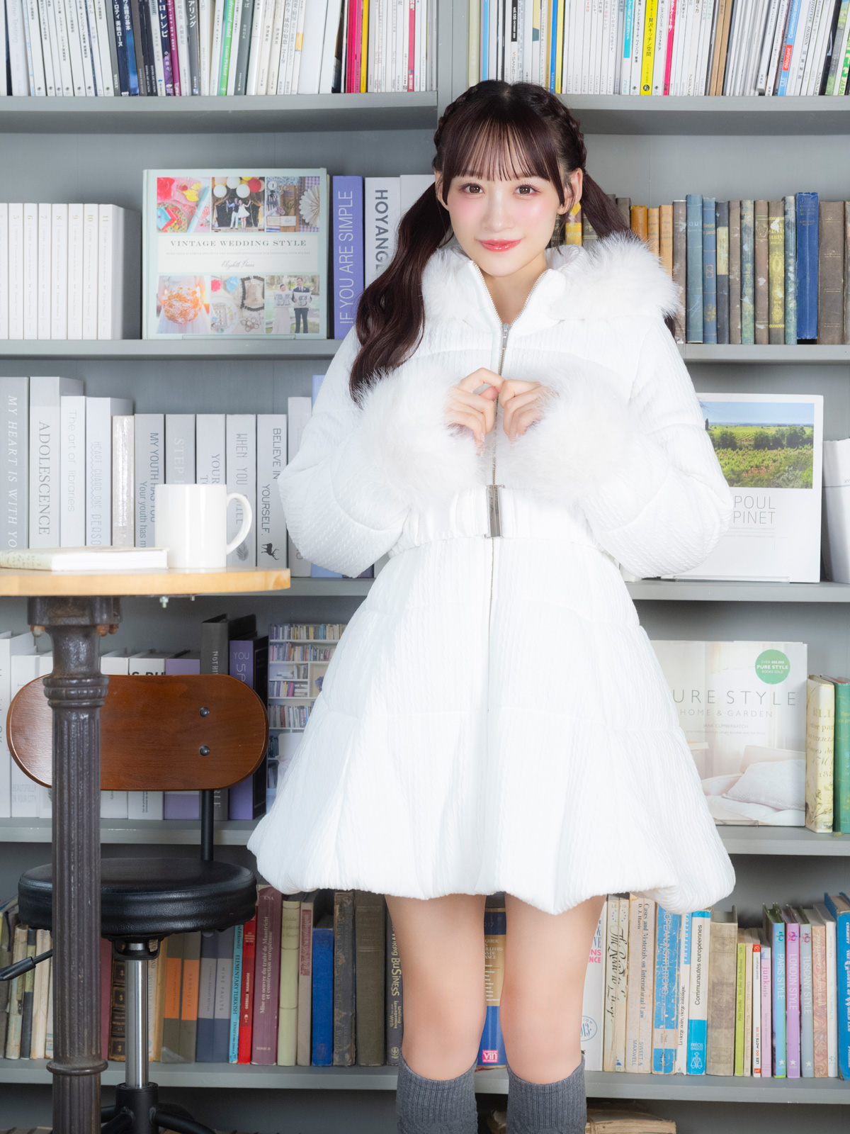 ファーダウンフレアコート｜evelyn（エブリン）公式通販サイト