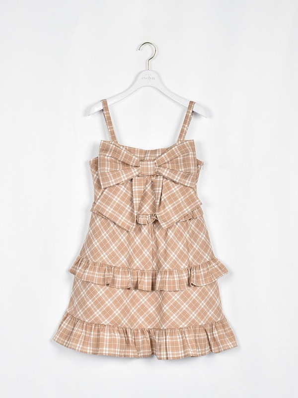 ビッグリボンティアードキャミワンピース｜evelyn（エブリン）公式通販