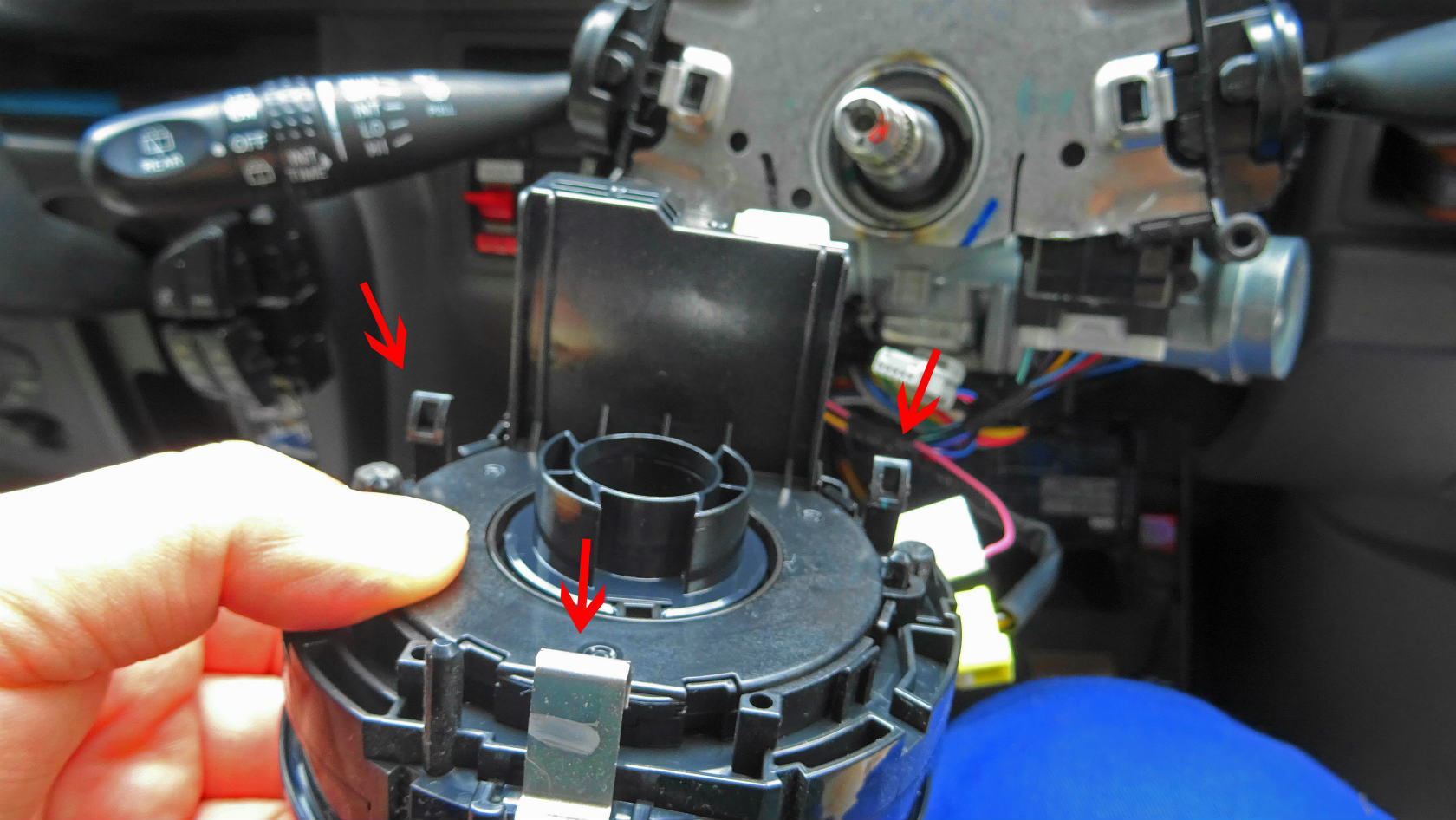 ステアリング交換（本番作業②）: エブリイえぶりでー （Seesaa版）