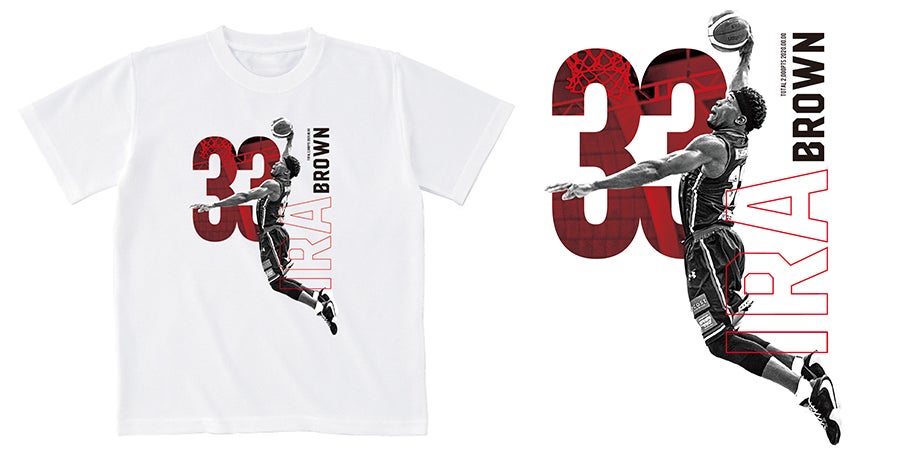 記録達成記念】アイラ・ブラウン選手2,000得点記念Tシャツ＆フォト