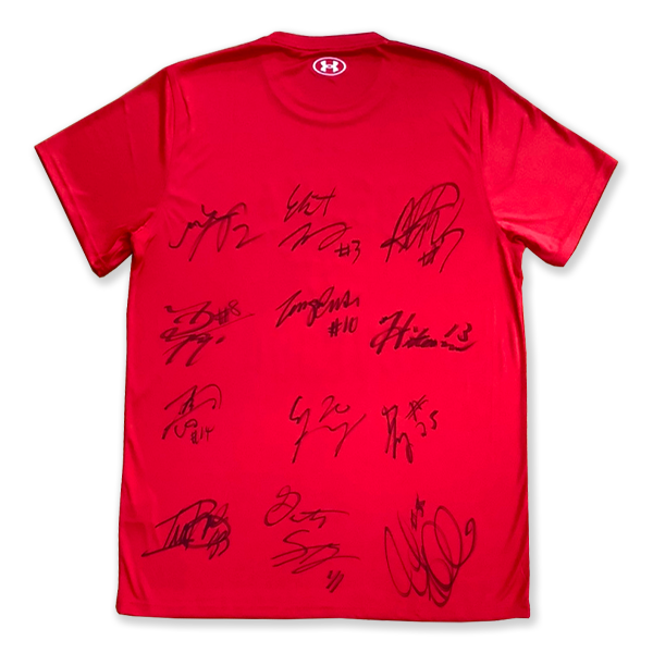 お知らせ】全選手直筆サイン入り記念Tシャツ&ニュービルグッズセット