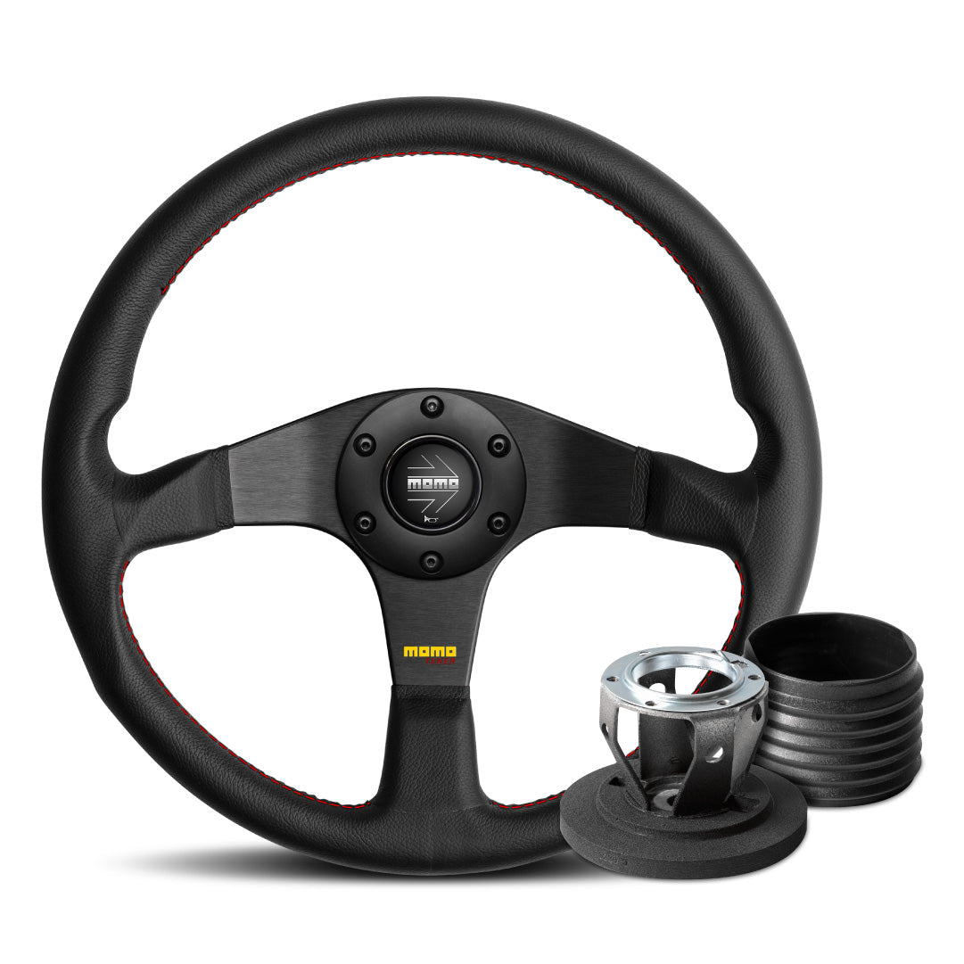 MOMO Tuner Steering Wheel & MOMO Honda Horn Button & Hub Adapter Boss