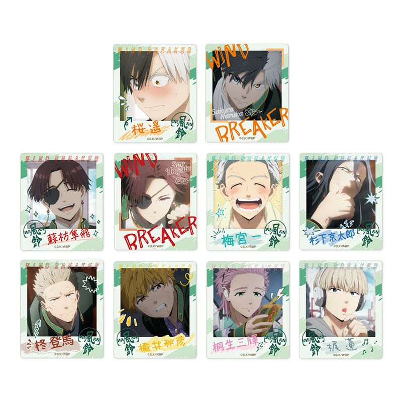 ケビンス ハート スクエアカンバッジ インスタントフォト風ブロマイド