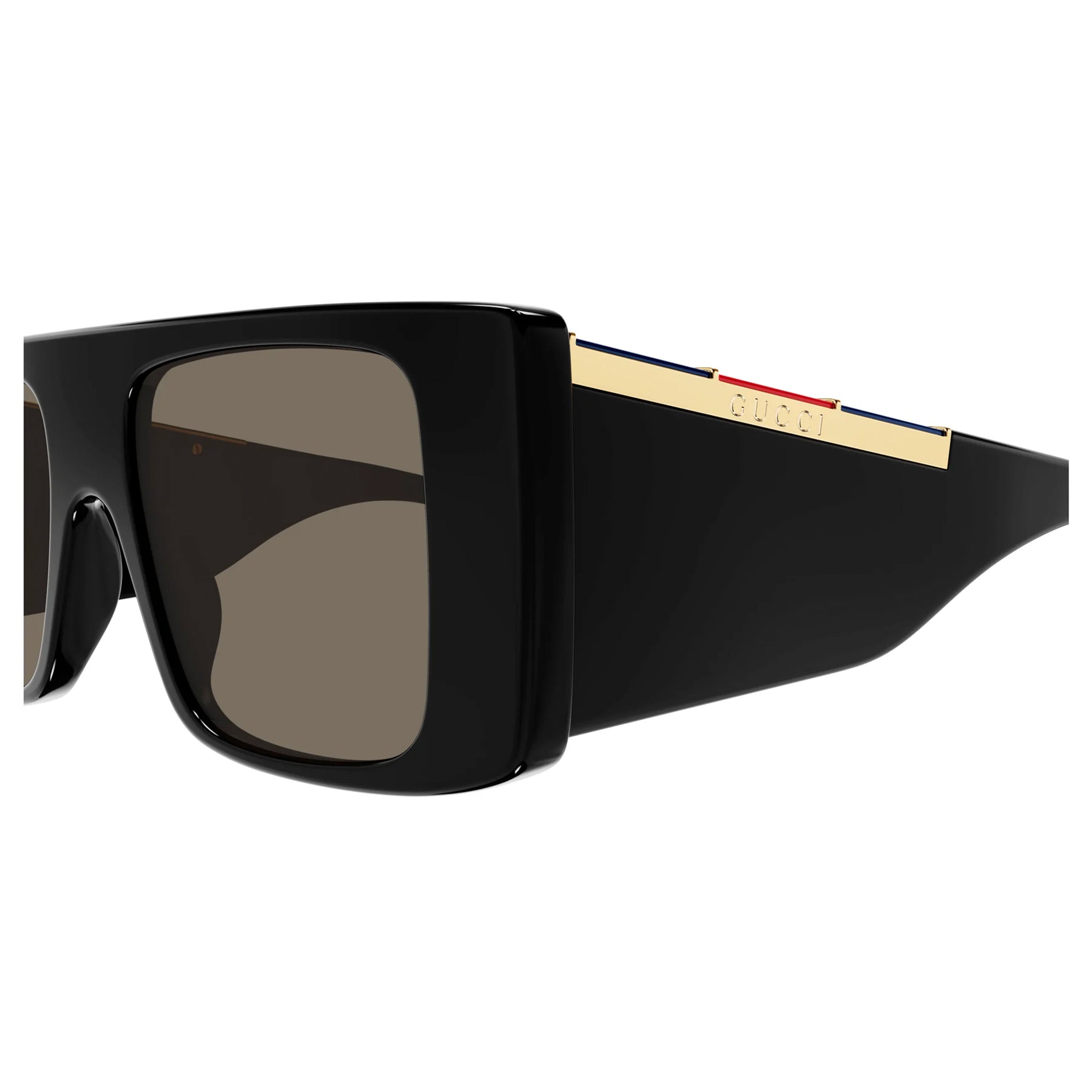 Gucci Gg1888s Black Male Rectangle Sunglasses | Eyewear Index