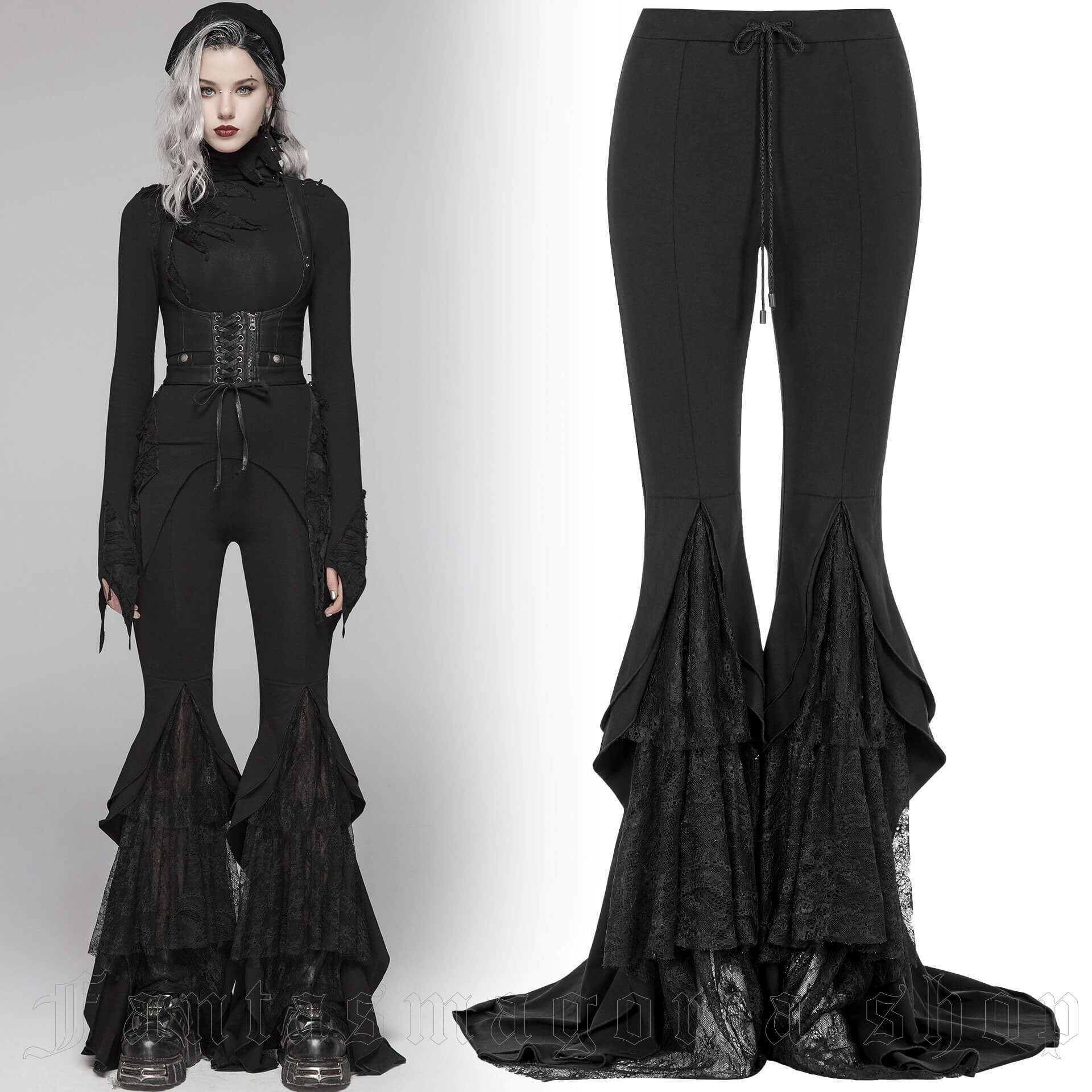 パンツ 00s Archive Opium SHELLAC Flare Pants 42 Opium baggy pants