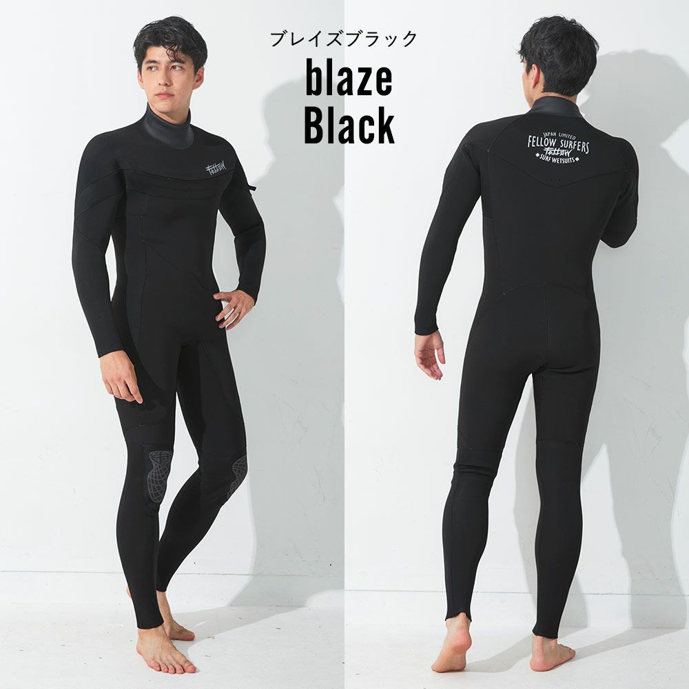 FELLOW メンズ ロングチェストジップ フルスーツ 3mm M～XXL 全2色