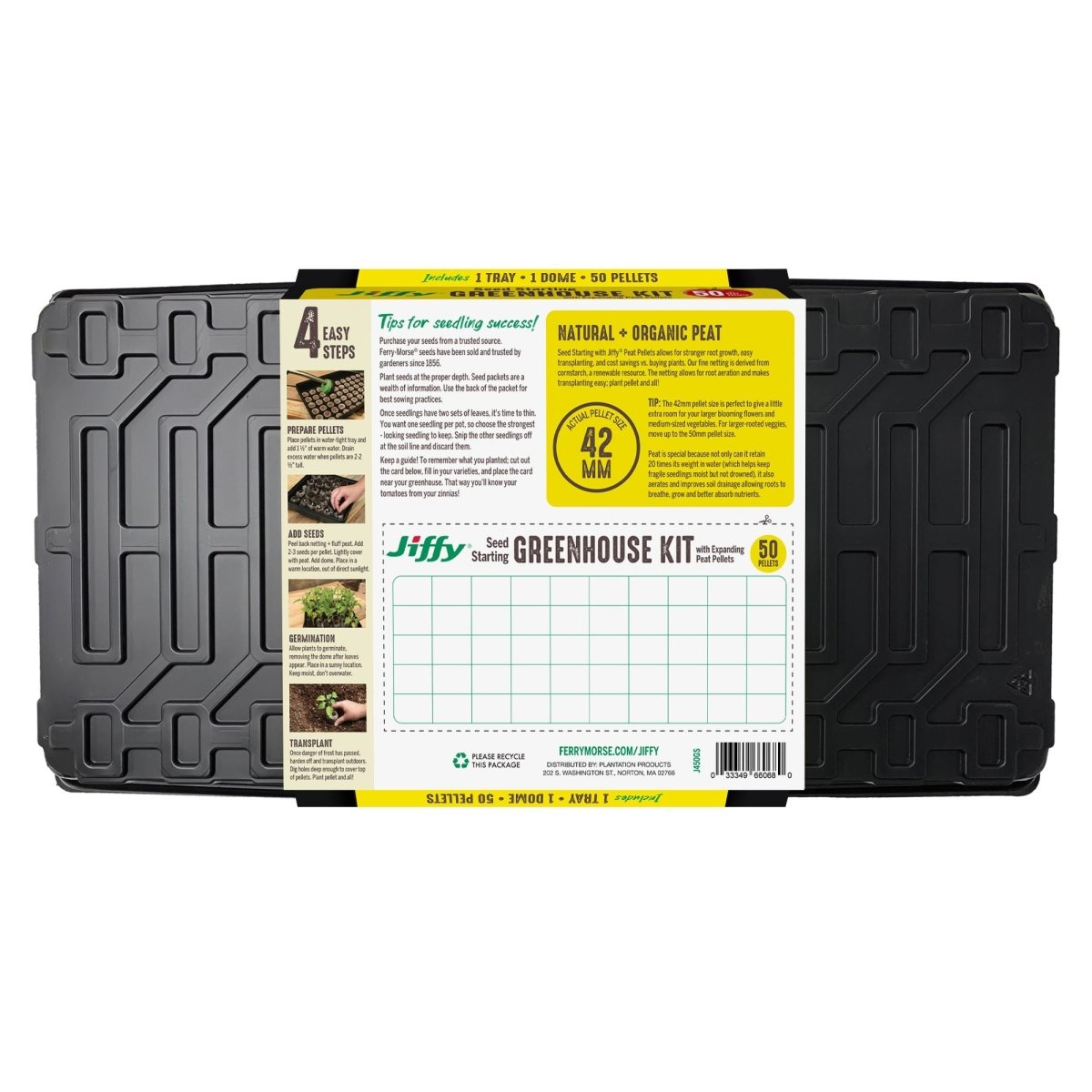 Jiffy Seed Starting Kit | 42mm Peat Pellets | Gardening Starter