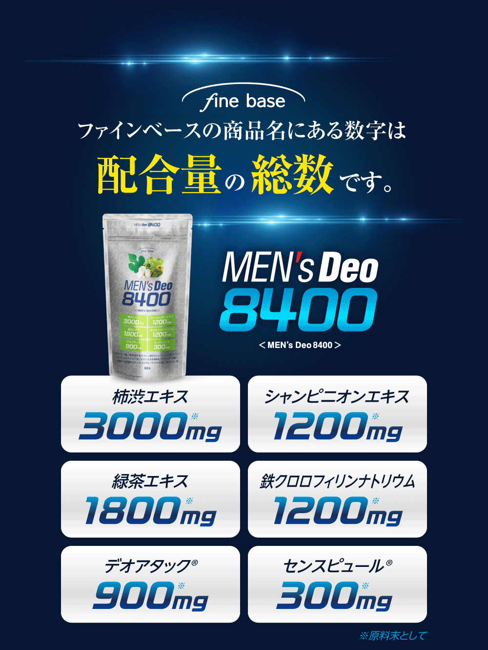 メンズデオ8400（MENSDEO8400） | ファインベース【公式】オン ライン