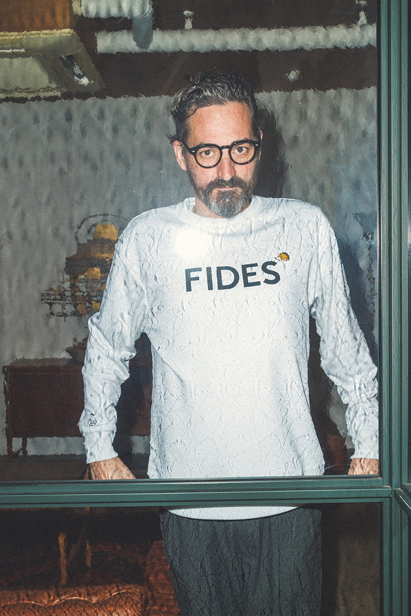 FIDES × CLUBHAUS LOGO CREW NECK