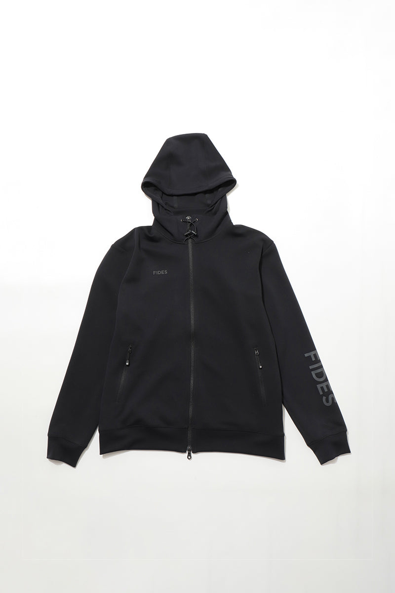 STRETCH JERSEY FULL ZIP PARKA – FIDES