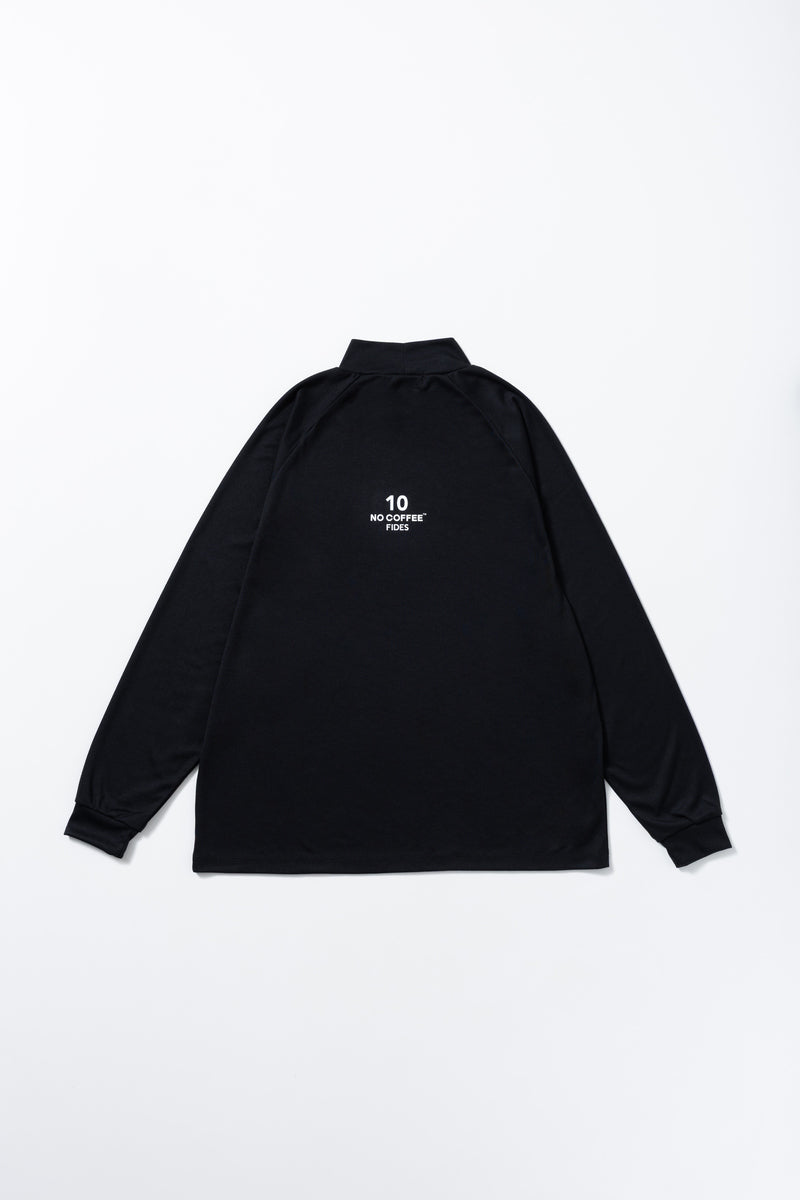 FIDES GOLF LOGO MOCK NECK L/S ネイビーM TOPS | FIDES GOLF