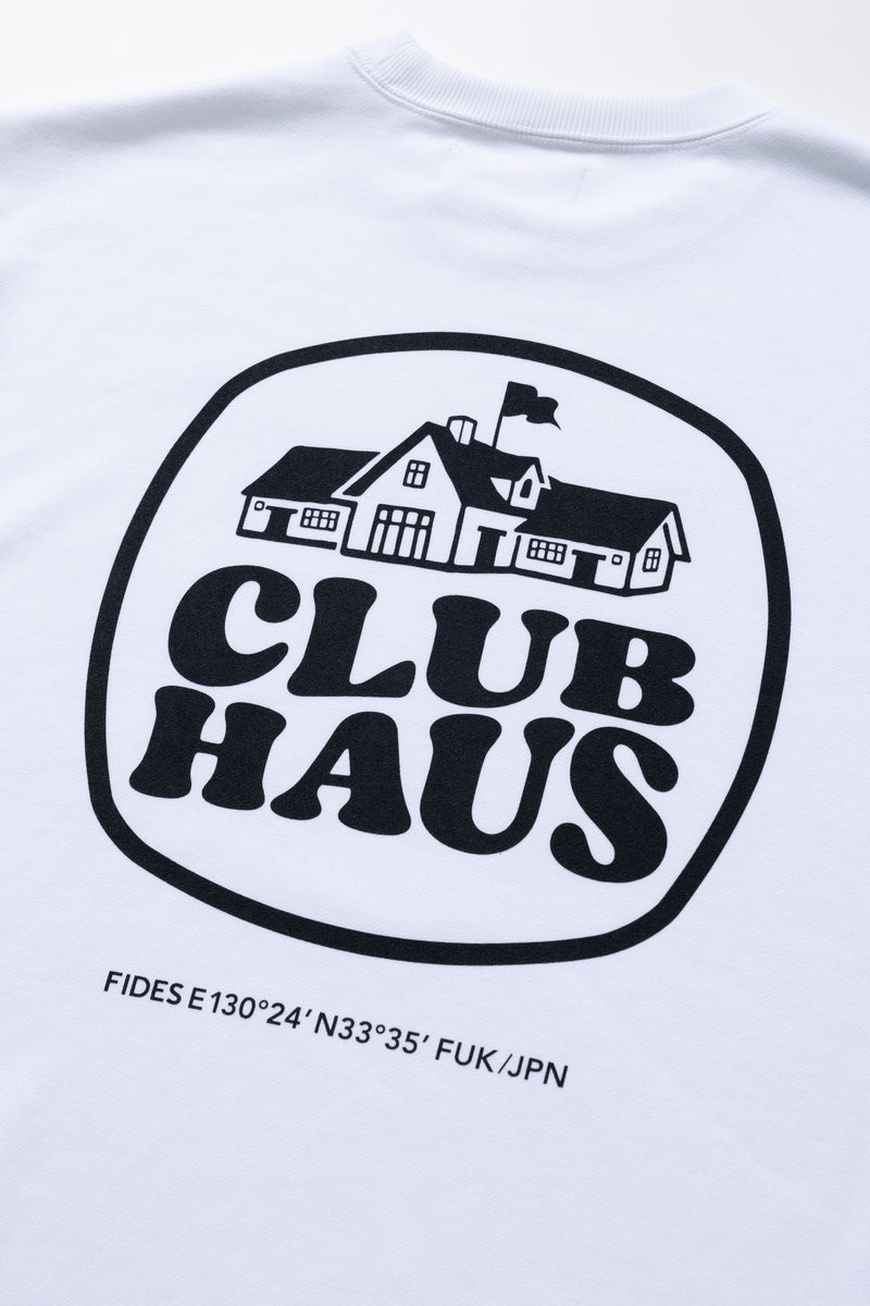 FIDES × CLUBHAUS LOGO CREW NECK