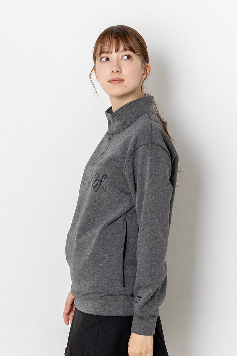 新品】FIDES GOLF SNAP BRUSHED BACK スウェット 新品】FIDES GOLF