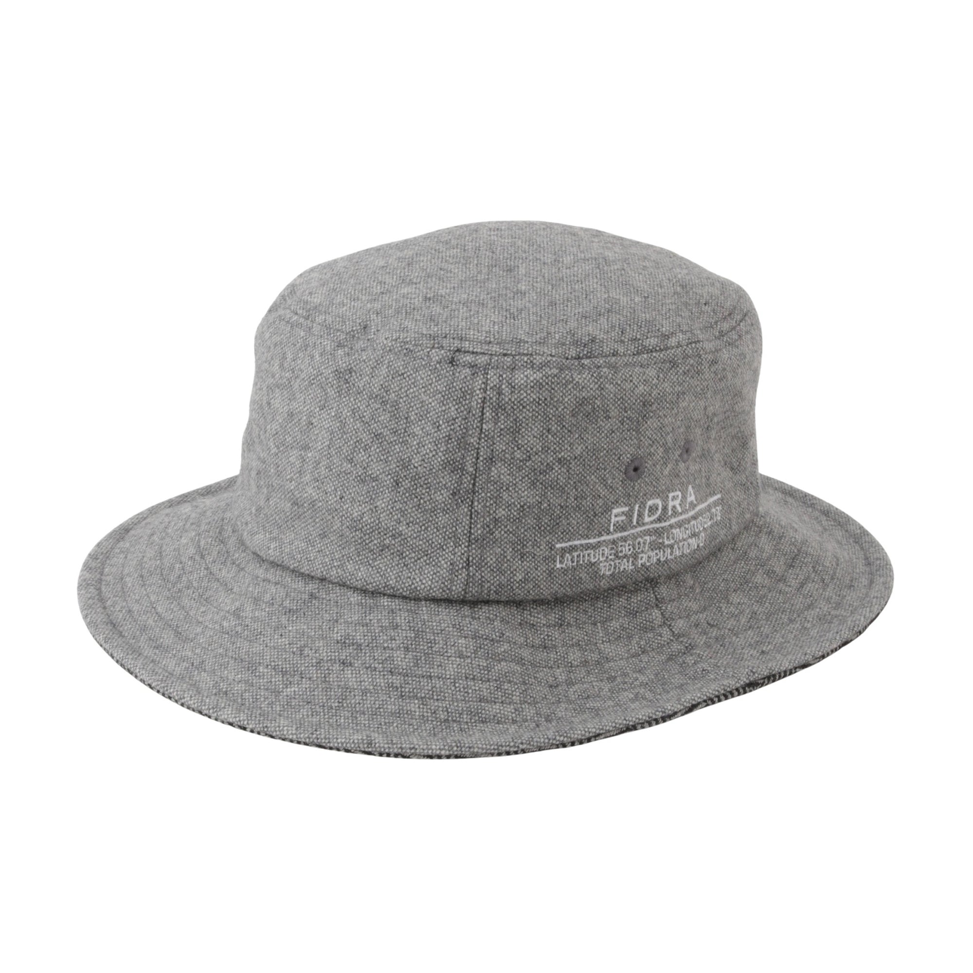 ネップツィード切り替えハット【メンズ】グレー – FIDRA