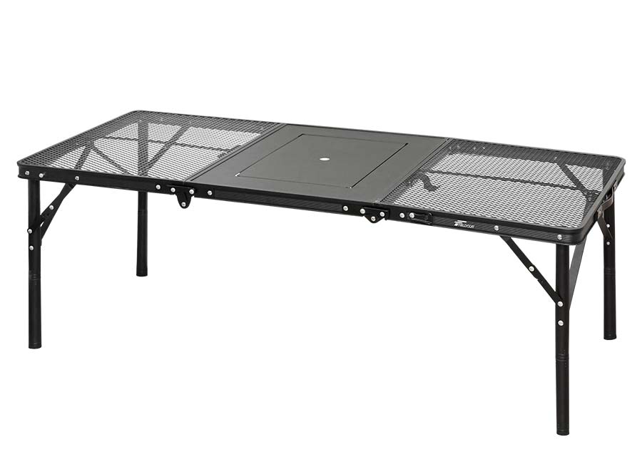 FIELDOOR（フィールドア） | 3つ折り収納式 パネルメッシュテーブル