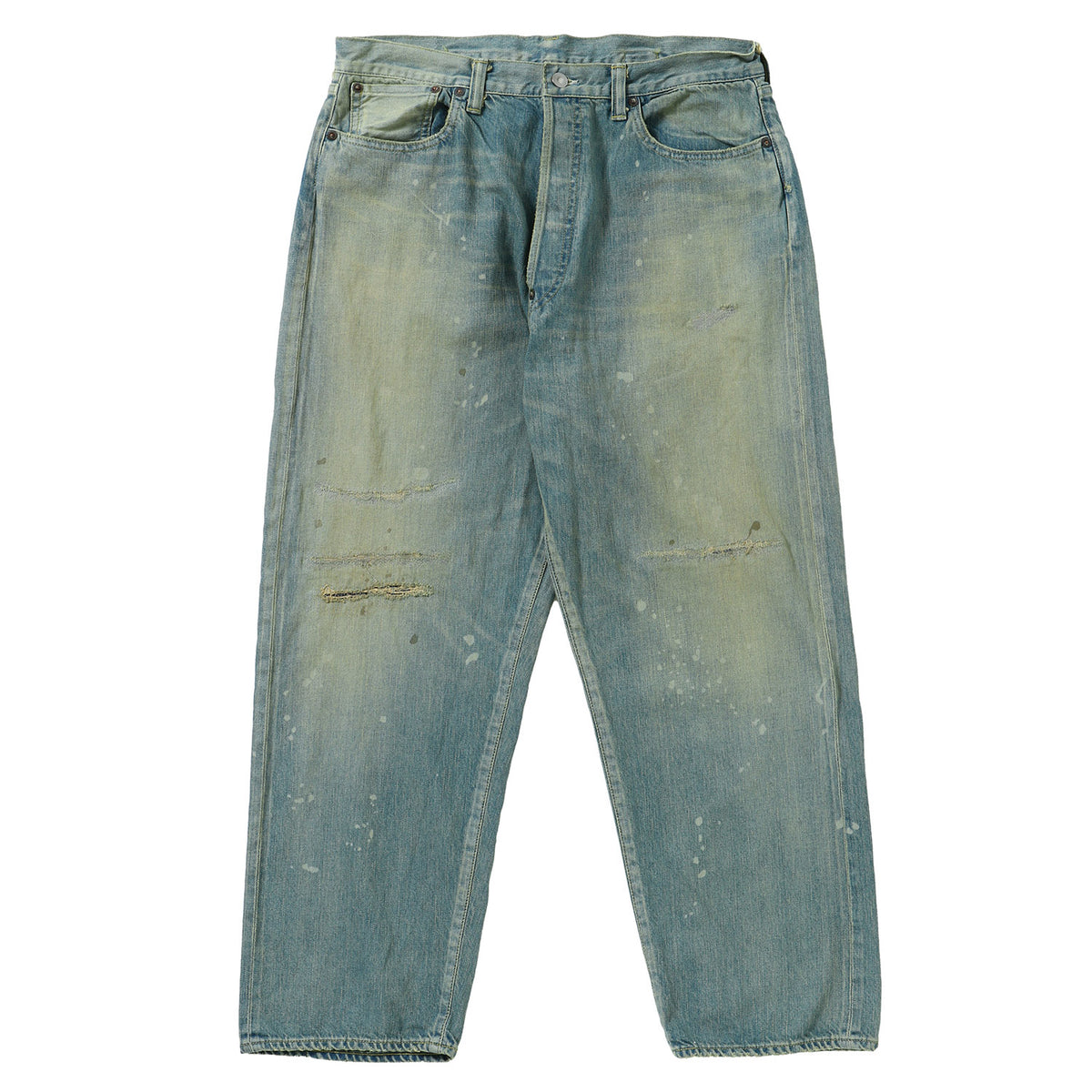 No.37 Washed Wide Denim Pants - A.PRESSE (アプレッセ) - bottom