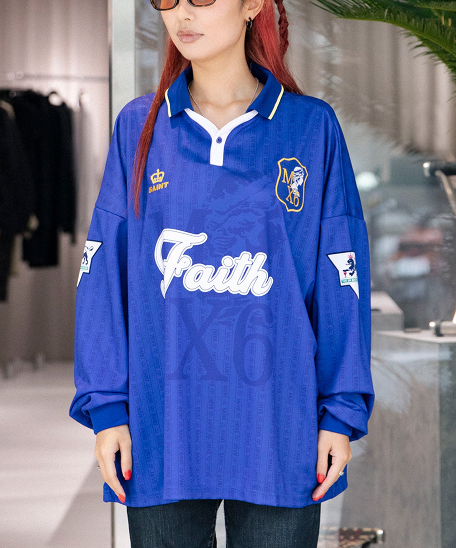 SOCCER SHIRT / FAITH - SAINT MXXXXXX (セントマイケル) - tops