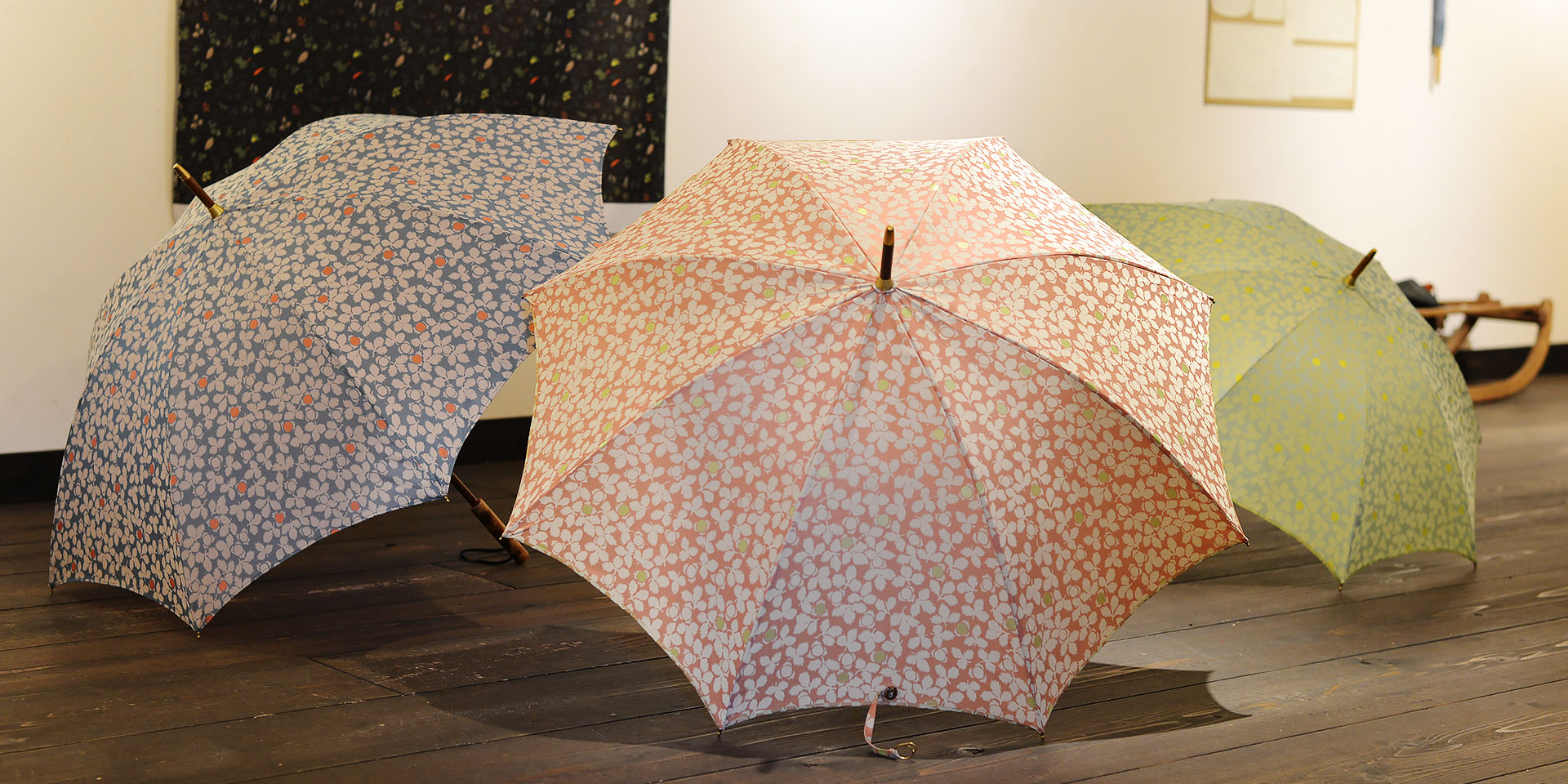 s)ミナペルホネン☆ハンドメイド 日傘(tambourine)