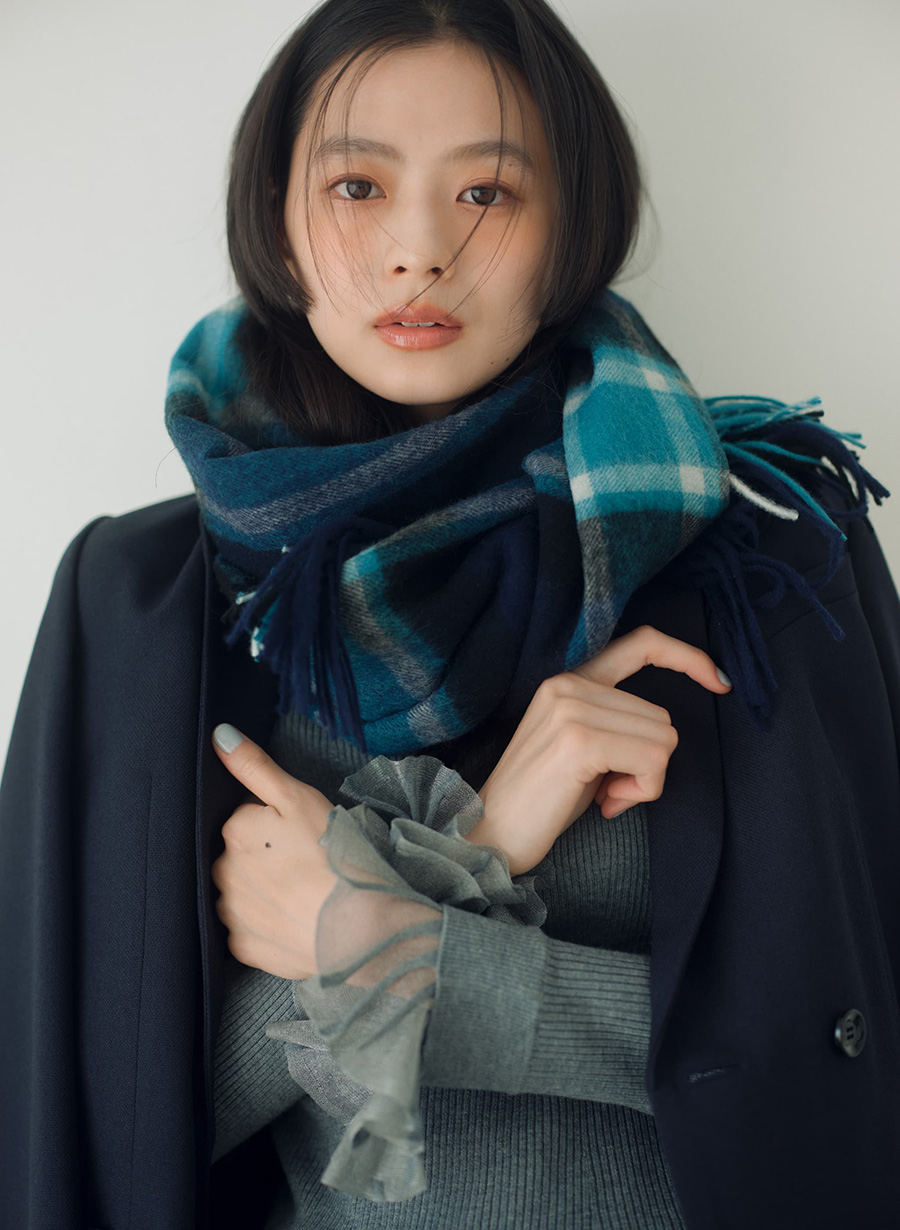 チェック柄ウールストール｜LOUNIE（ルーニィ）公式サイト／公式