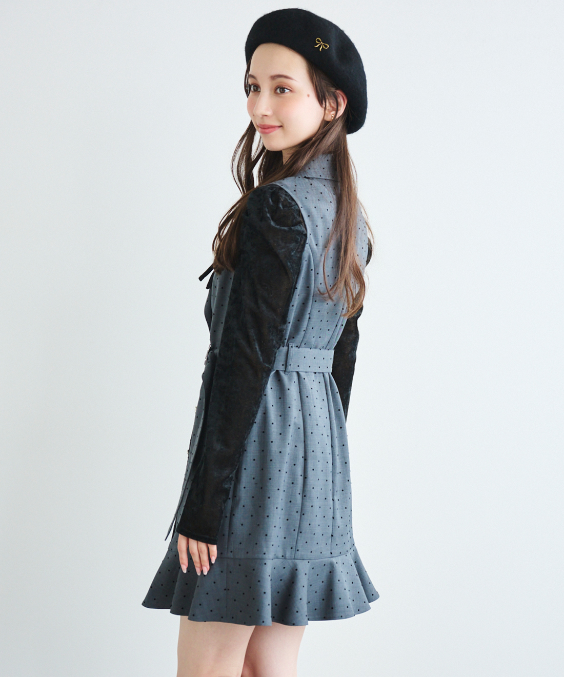 ヘムフレアジャケットミニワンピース｜PETAL ONLINE（ペタルオンライン）