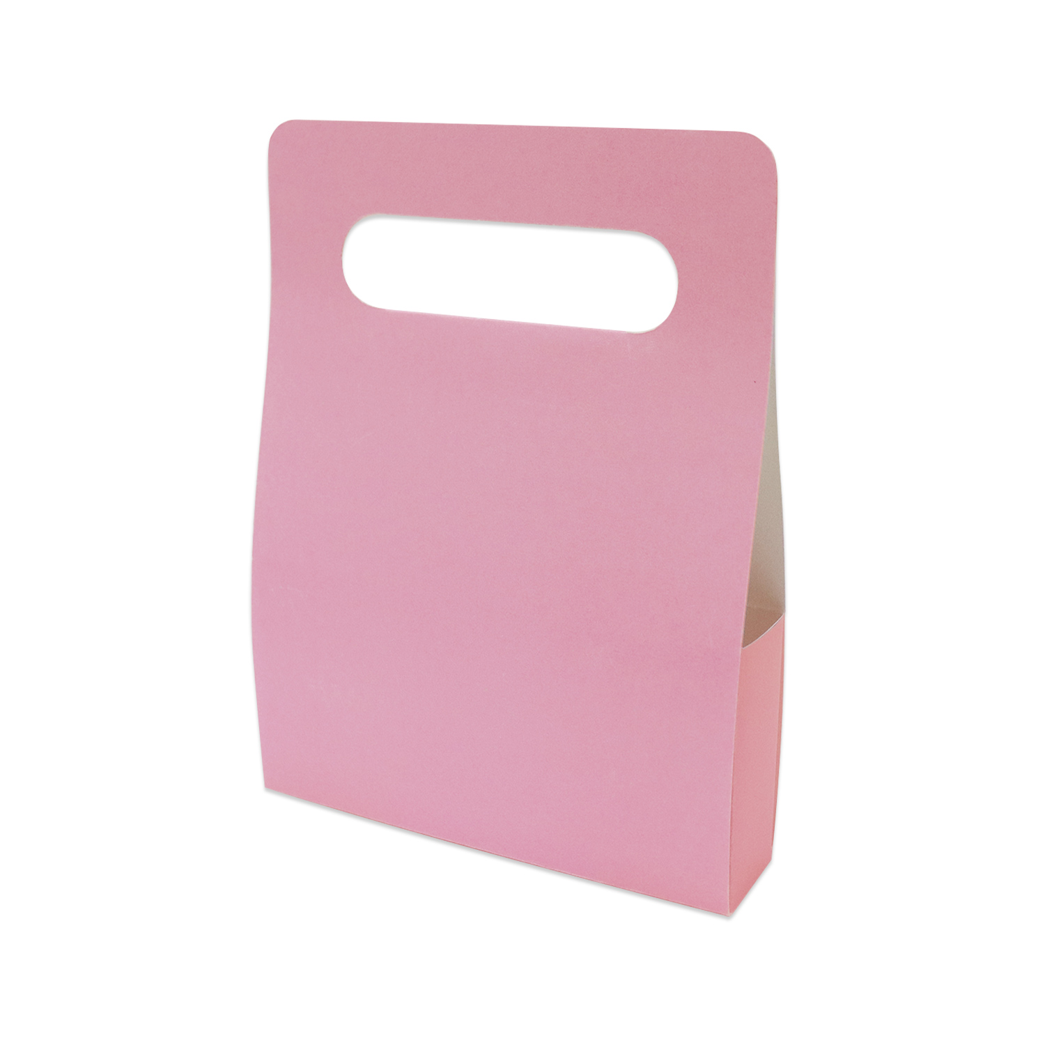 ソフトマット手提げカートン〈ピンク〉|包装資材・パッケージの株式