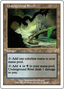 Foil】《地底の大河/Underground River》[7ED] 土地R | 日本最大級 MTG