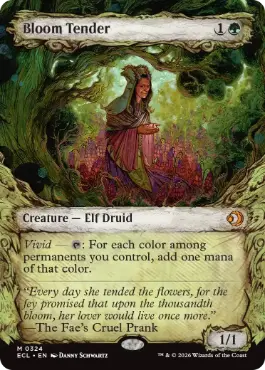 MTG 花を手入れする者/Bloom Tender ショーケースfoil日ECL