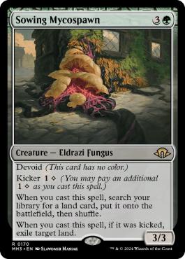 170)《まき散らす菌糸生物/Sowing Mycospawn》[MH3] 緑R | 日本最大級