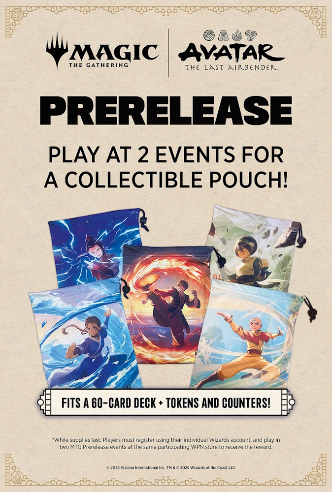 MTG アバター 伝説の少年アン プレリリースパック 5種各1 プロモ付き