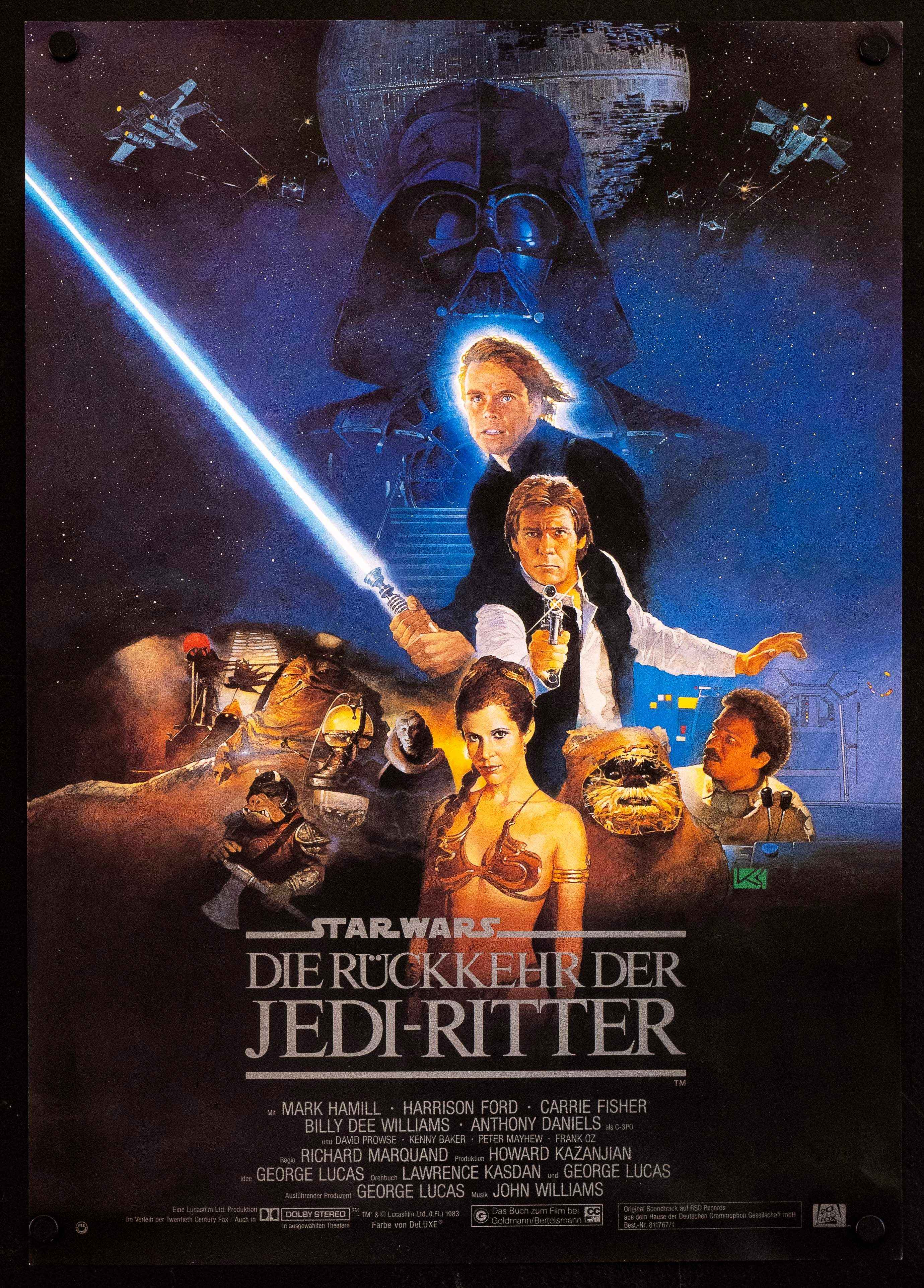 Return of the Jedi Movie Poster 1983 German A0 (33x46)