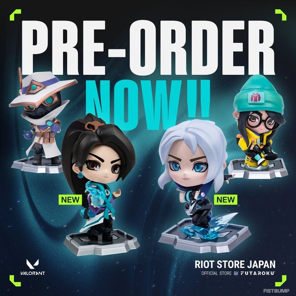 ジェットとセージのフィギュアがRiot Store Japanにて予約販売開始