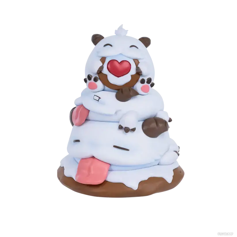 ポロがお菓子を食べるかわいい「ふわとろ ポロズスナック フィギュア
