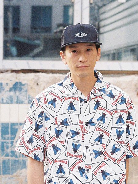 CHALLENGER / DENIM LOGO CAP -Indigo-