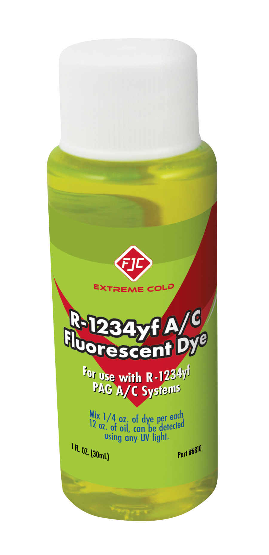 6810 R-1234yf UV Fluorescent Leak Detection Dye 1 oz – FJC
