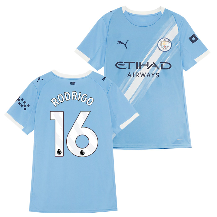 マンチェスターシティ 25-26 ホーム 半袖 ユニフォーム No.16 ロドリ