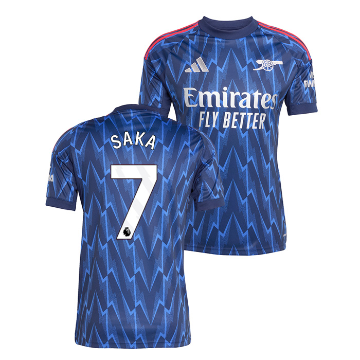 アーセナル 25-26 アウェイ 半袖 ユニフォーム No.7 サカ【adidas
