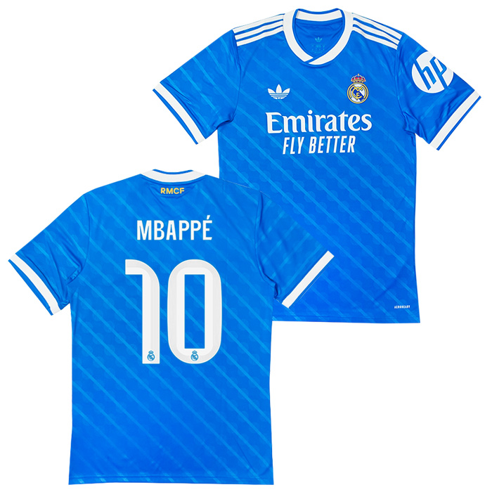 レアルマドリード 25-26 サード 半袖 ユニフォーム No.10 エムバペ