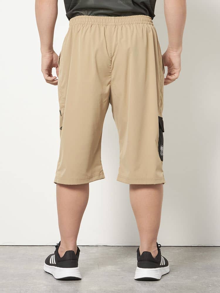 ネイビー 【EVERLAST(エバーラスト)】水陸両用ストレッチハーフパンツ