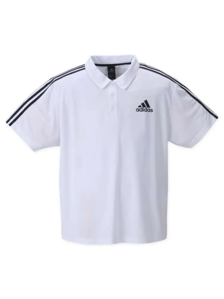 ブラック 【adidas(アディダス)】半袖ポロシャツ ＊カタログ商品