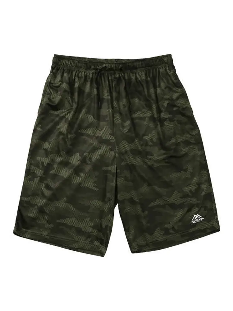 L．グレー 【OUTDOOR PRODUCTS】【7L-8L】DRYメッシュカモフラ柄